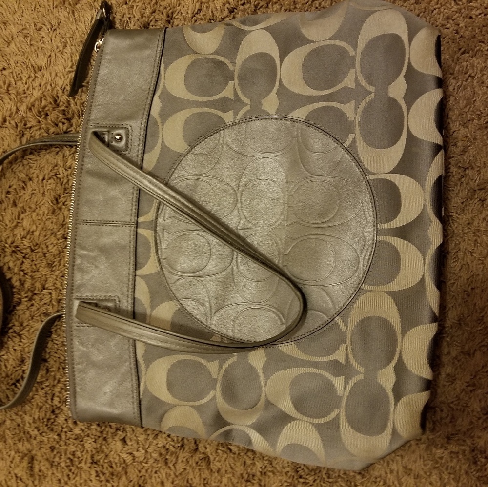 Authentic coach tote